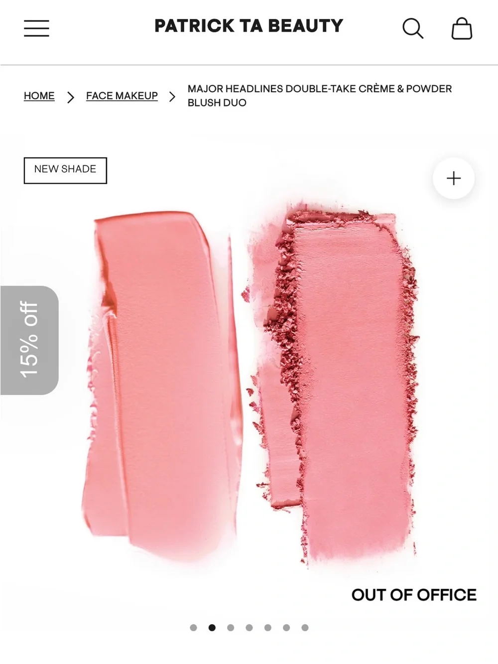 Patrick Ta Dual- Major Headliner Blush Duo — Out of Office